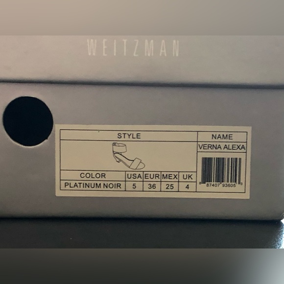 Girls Stuart Weitzman Sandals (Platinum Noir) - Picture 8 of 8